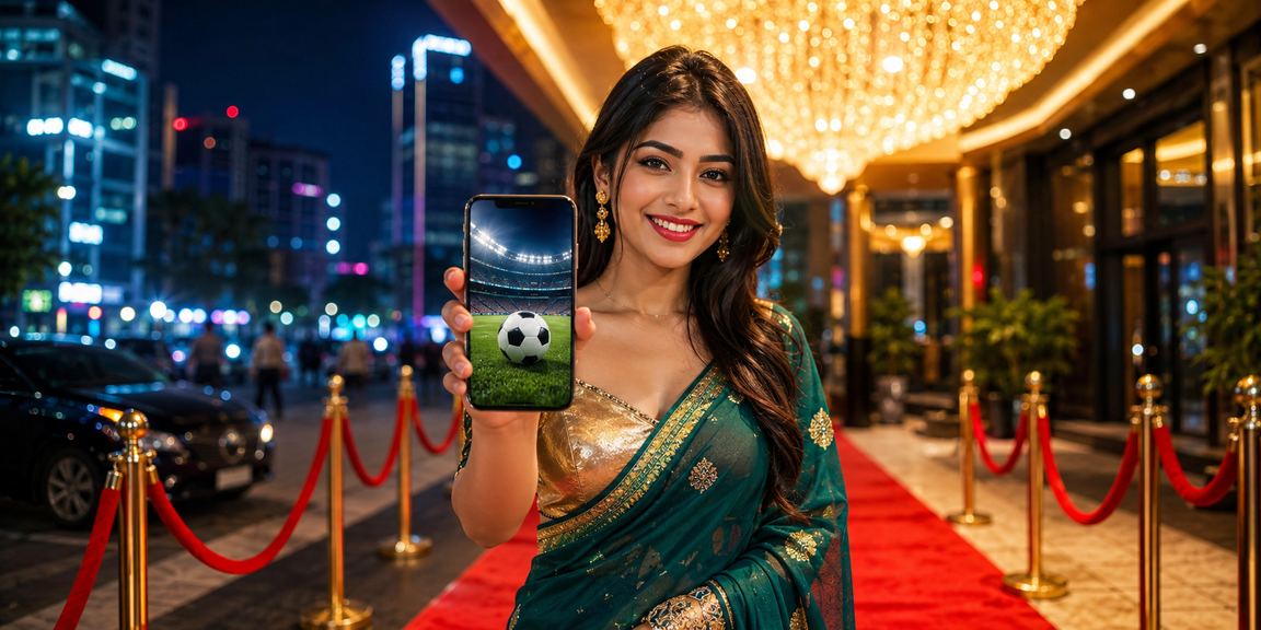 ঢাকায় বাংলাদেশি মডেলের সাথে ফুটবল বেটিং দৃশ্য